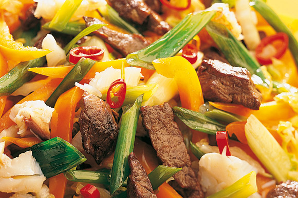 Surf--turf-wok