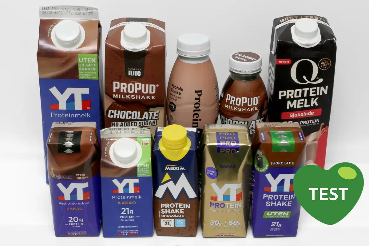 Bramat tester proteinmelk